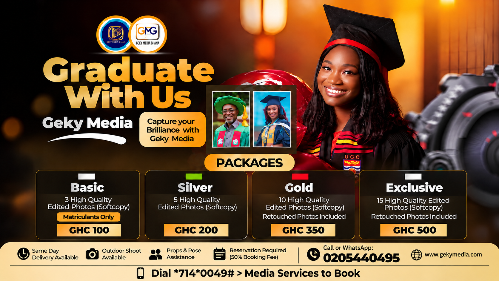 Graduation Photography Packages